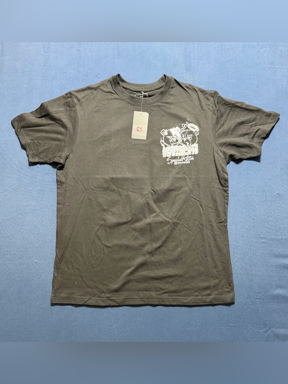 100% Cotton L nwt Southpole Spoiled Rotten Bear Graphic T Shirt